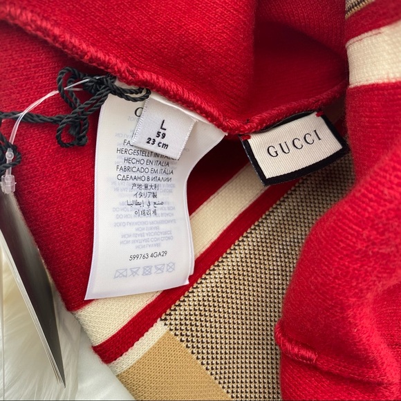 Gucci Logo Beanie Hat - Picture 2 of 3